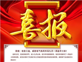 喜報：收獲三連，威勝電氣電網(wǎng)市場九月一周連中3標(biāo)！