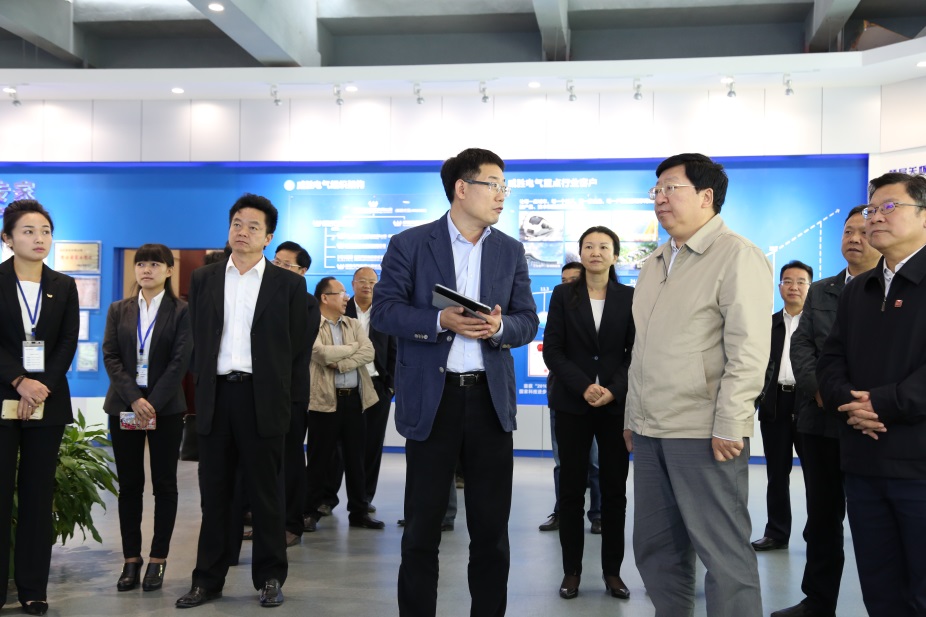 湖南省委常委、省人民政府常務副省長陳向群一行蒞臨威勝電氣產(chǎn)業(yè)園